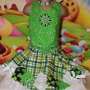 Pageant St Patty's lucky  cowgirl/western country wear/Birthday/festival 3t/4t